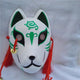 Printed Full Face Anime Fox Japanese Mask - #70