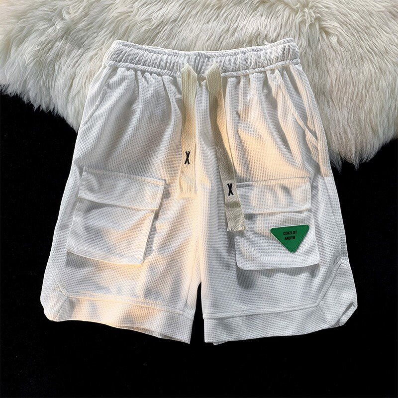 Techwear Multi Pocket Japanese Shorts - Large