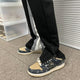 Spring and Summer Drape Stripe Japanese Pants - Large