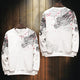 Dragon Sakura Print Japanese Modern Sweater - Small