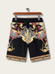 Ornate Koi & Baroque Men's Shorts - Large