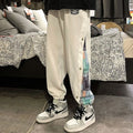 Cashew Floral Print Retro Japanese Style Pants - XL