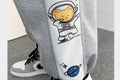 Printed Retro Drawstring Japanese Pants - XL