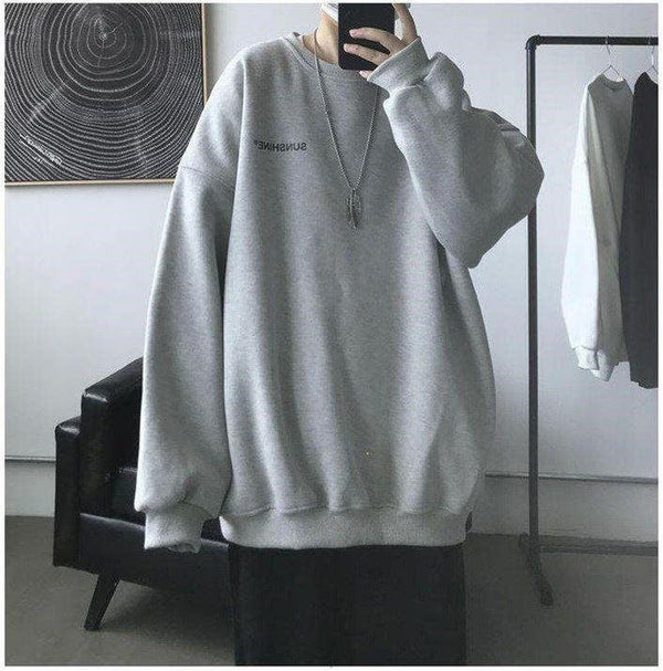 Statement Minimalist Japanese Sweatshirt - Medium