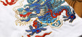 Mythical Dragon Embroidered Japanese T Shirt - 2XL