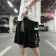 Oversized Multi Pocket Cargo Japanese Shorts - Large