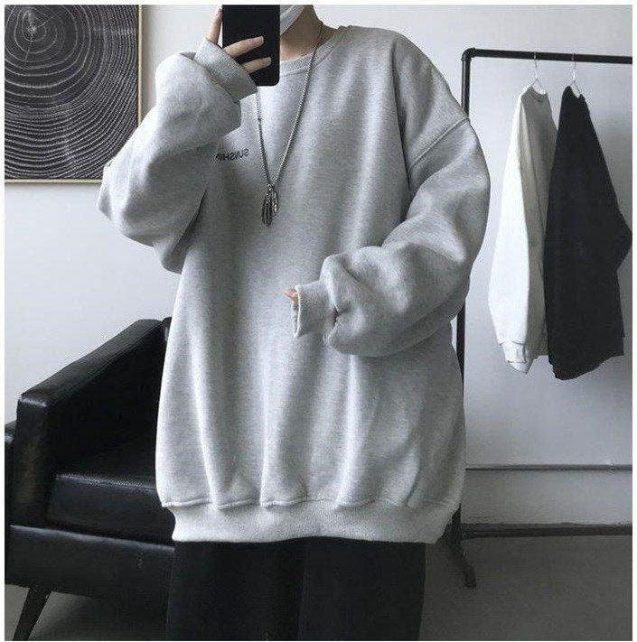 Statement Minimalist Japanese Sweatshirt - Medium