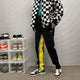 Spring and Summer Drape Stripe Japanese Pants - XL