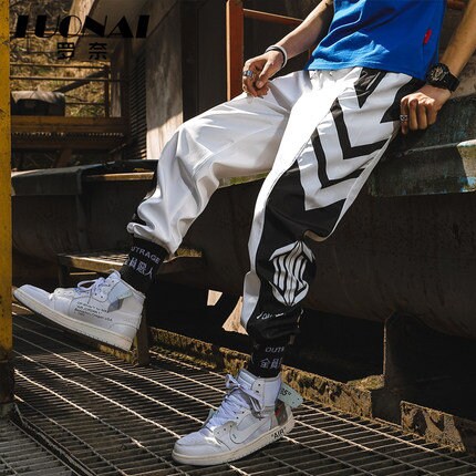 Simple Techwear Design Japanese Pants - Medium