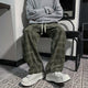 Checkered Design Japanese Pants - Small