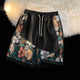 Cool Floral Print Design Japanese Modern Shorts - 2XL