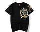 Carp Fish Embroidered Japanese T Shirt - Medium