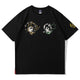 Anime Panda Print Japanese T Shirt - Medium