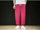 Plain Casual Streetwear Japanese Modern Pants - Large