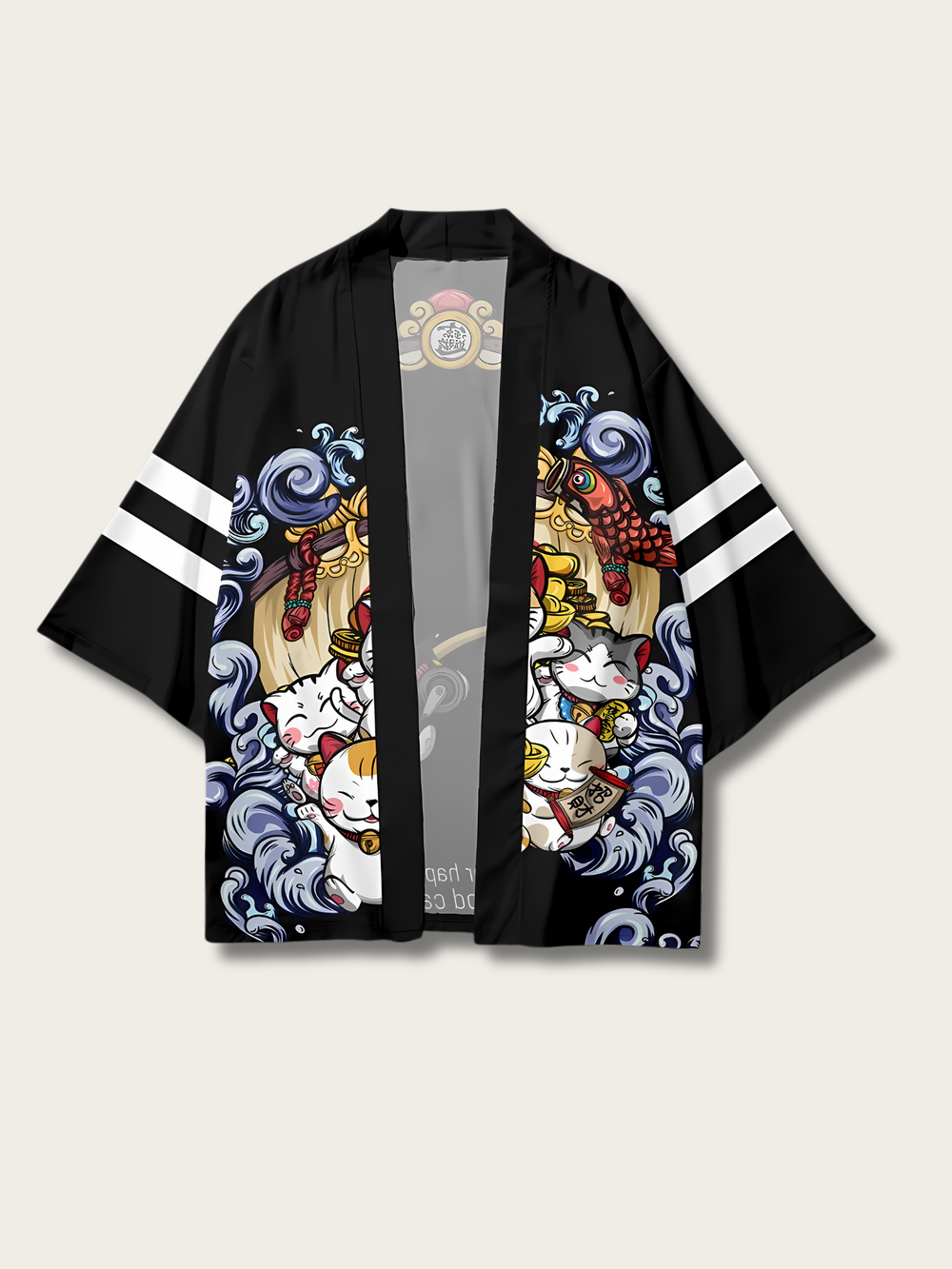 Fortune Wave Kimono Cardigan - S