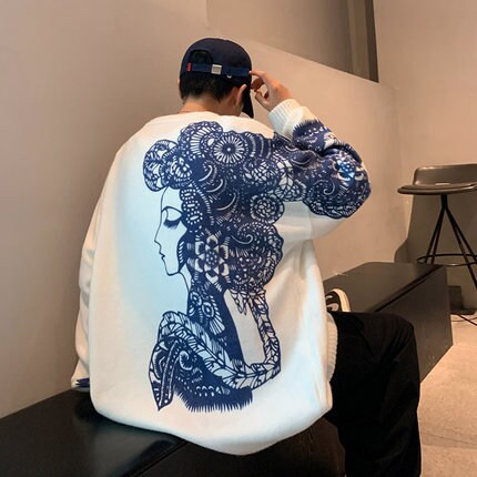 Knitted High End Winter Japanese Sweater - Medium