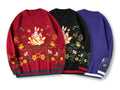 Lucky Rabbit Embroidered Japanese Sweatshirt - XL