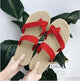 Rattan Ethnic Style Japanese Sandals - 39 EU