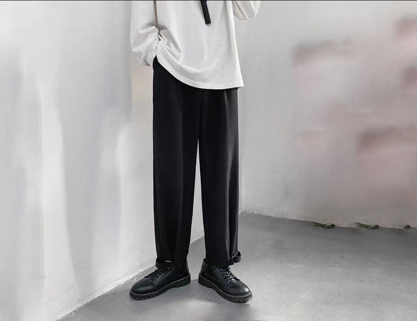 Autumn Loose Straight Japanese Pants - Medium