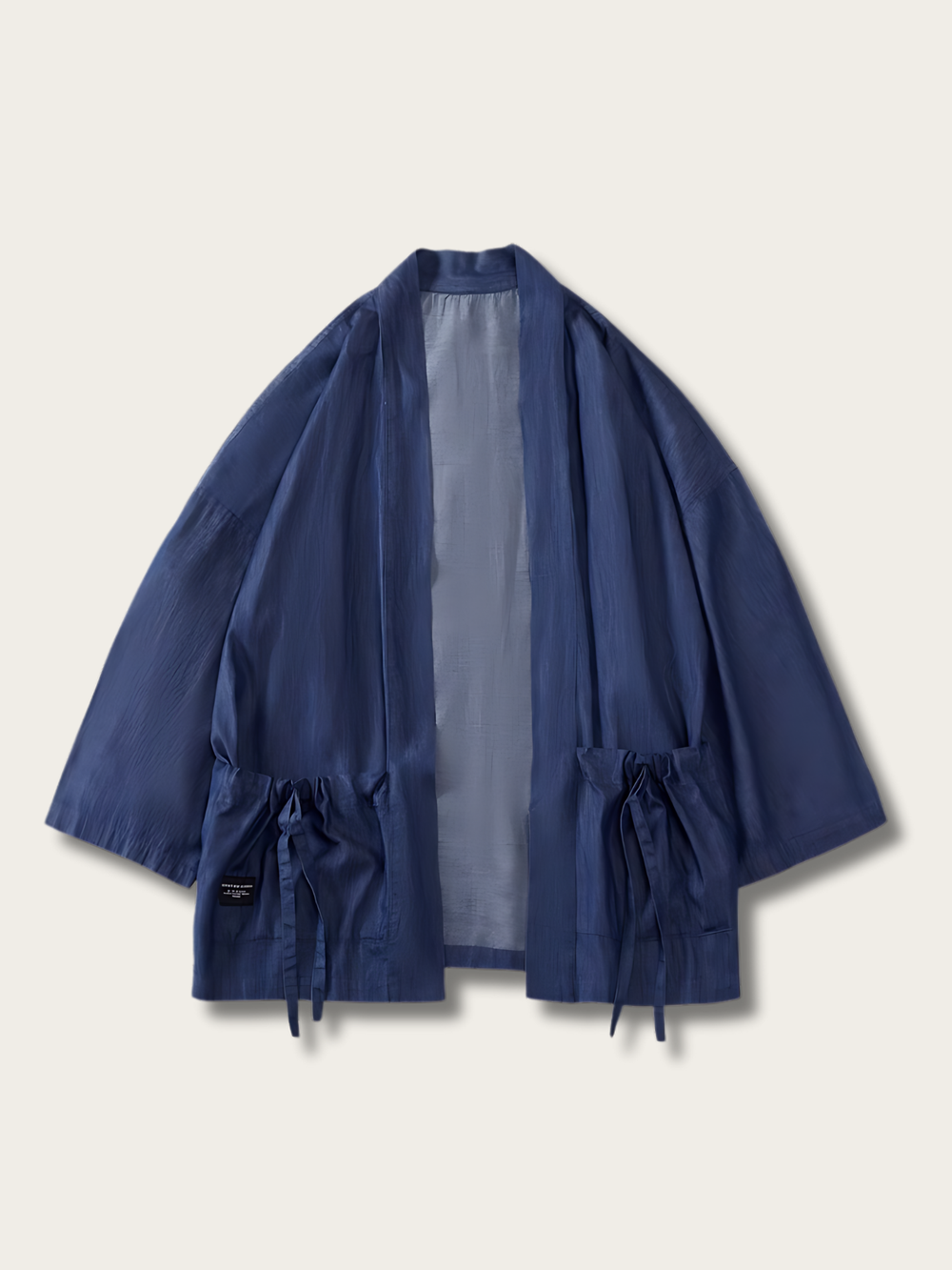 Azure Serenity Kimono Cardigan - M