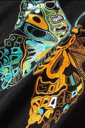 Aesthetic Butterfly Embroidered Japanese Style Sweater - 3XL