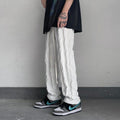 Asian Retro Printed Japanese Pants - Large