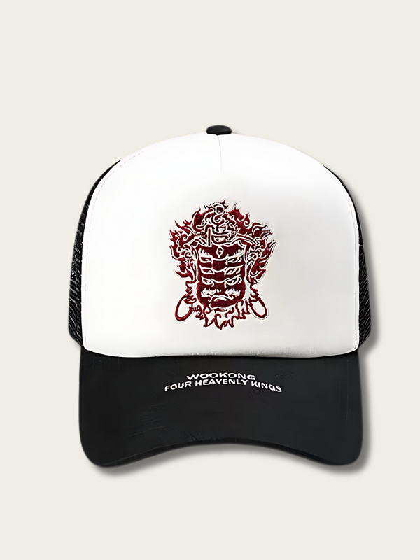 Wukong Embroidered Japanese Trucker Cap - 