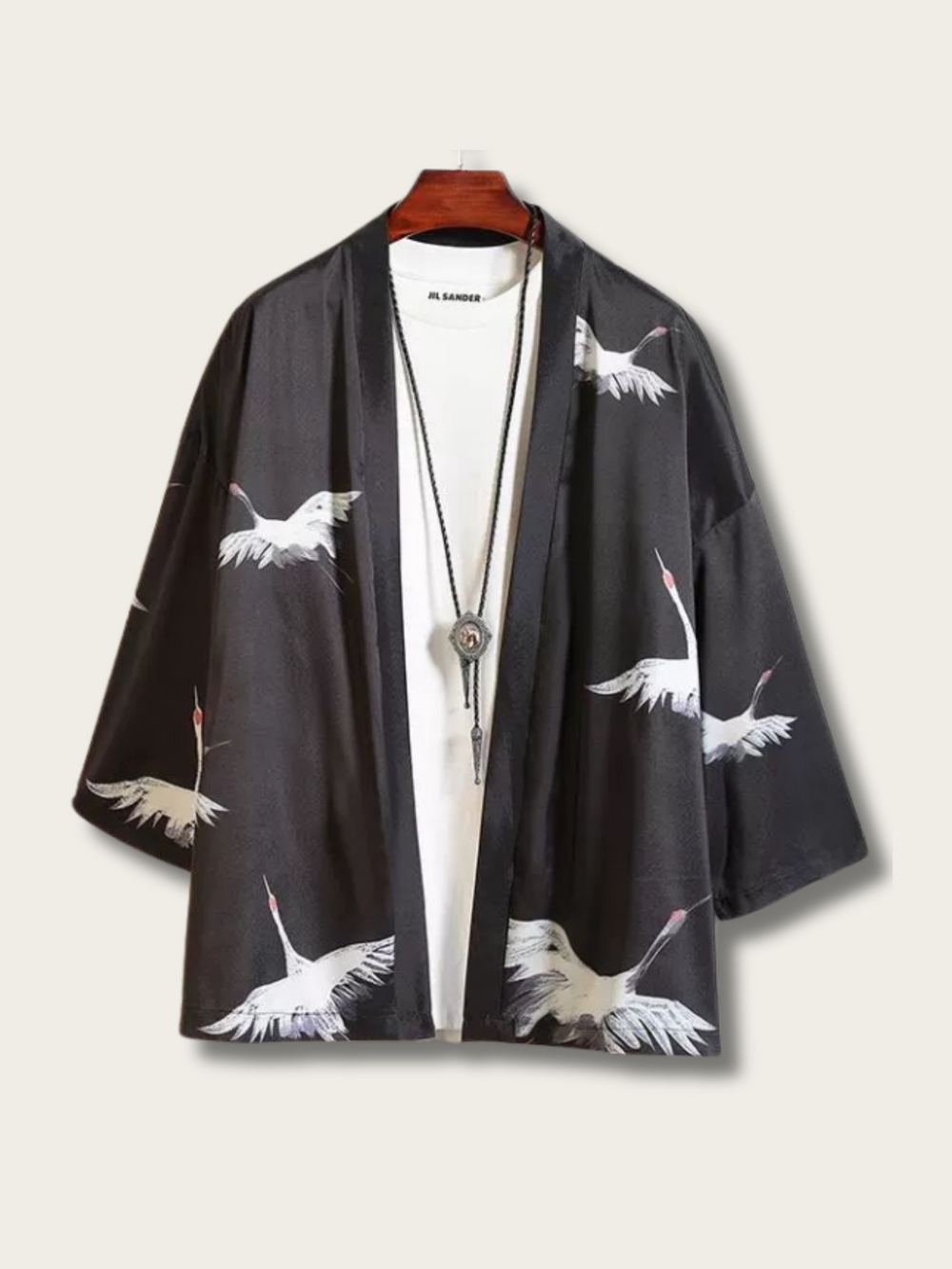 Eternal Crane Kimono Cardigan - 2XL