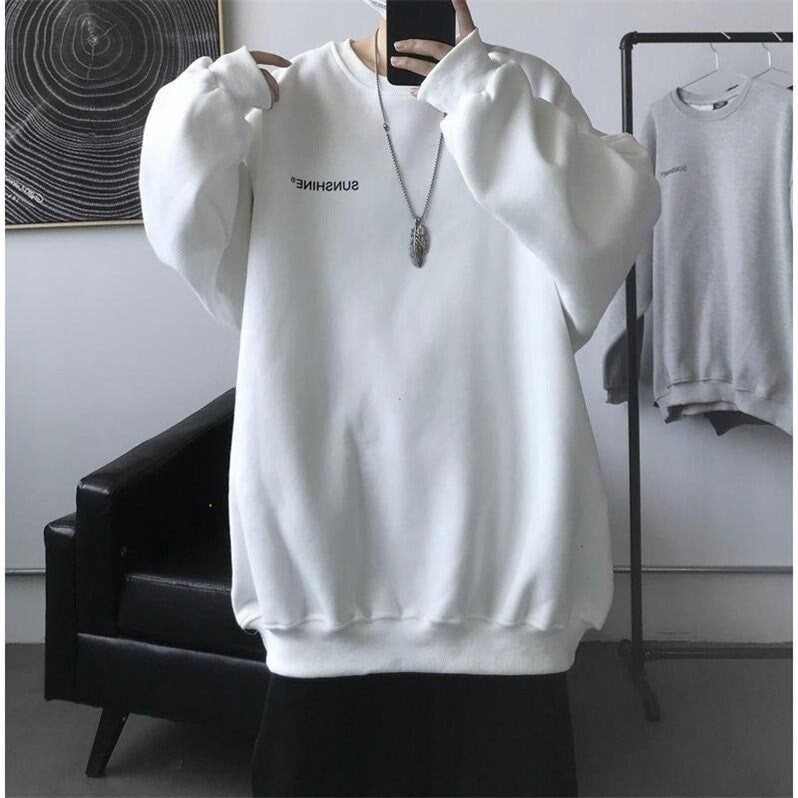 Statement Minimalist Japanese Sweatshirt - XL