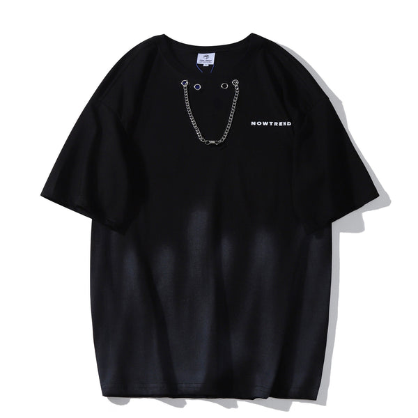 Chained Techwear Japanese T Shirt - Small
