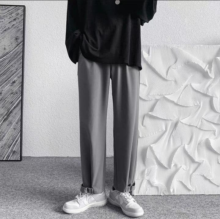 Autumn Loose Straight Japanese Pants - Large