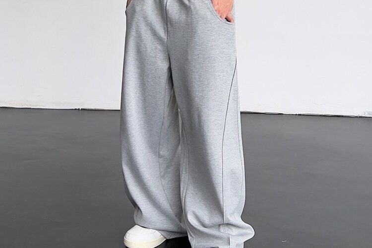 Retro Streetwear High Waist Japanese Pants - Medium