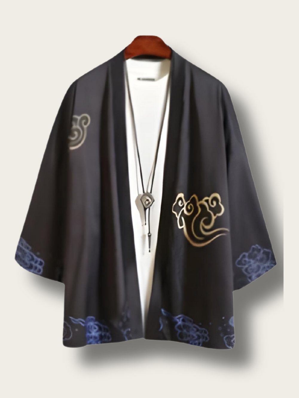 Elegance Crane Crest Kimono Cardigan - XL