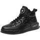 Black Plain Sport Casual Japanese Shoes - 38