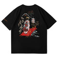 Anime Geisha Printed Japanese T Shirt - Medium