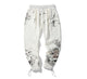Lion Dance Head Japanese Modern Pants - Medium