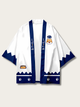Navy Shiba Inu Yukata Kimono - S