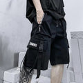 Cool Multi Pocket Simple Japanese Shorts - Small