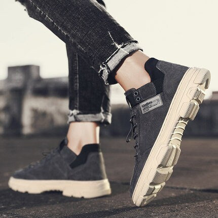 Plain Casual Retro Japanese Streetwear Shoes - 40 EU