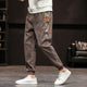 Abstract Casual Corduroy Japanese Pants - Medium