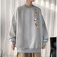 Space Design Printed Japanese Sweatshirt - Medium