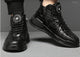 Black Plain Sport Casual Japanese Shoes - 44