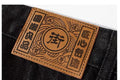 Denim Floral Embroidered Style Japanese Pants - 38