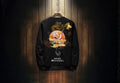 Dragon Crane Print Casual Japanese Sweatshirt - XS