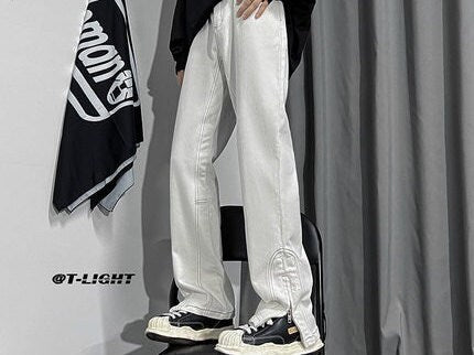 Ruffian Zipper Jeans Japanese Pants - 2XL
