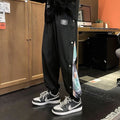 Cashew Floral Print Retro Japanese Style Pants - XL