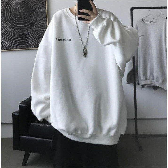 Statement Minimalist Japanese Sweatshirt - Large