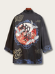 Elegance Crane Crest Kimono Cardigan - 2XL