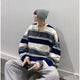 Striped Casual Japanese T Shirt - 2XL