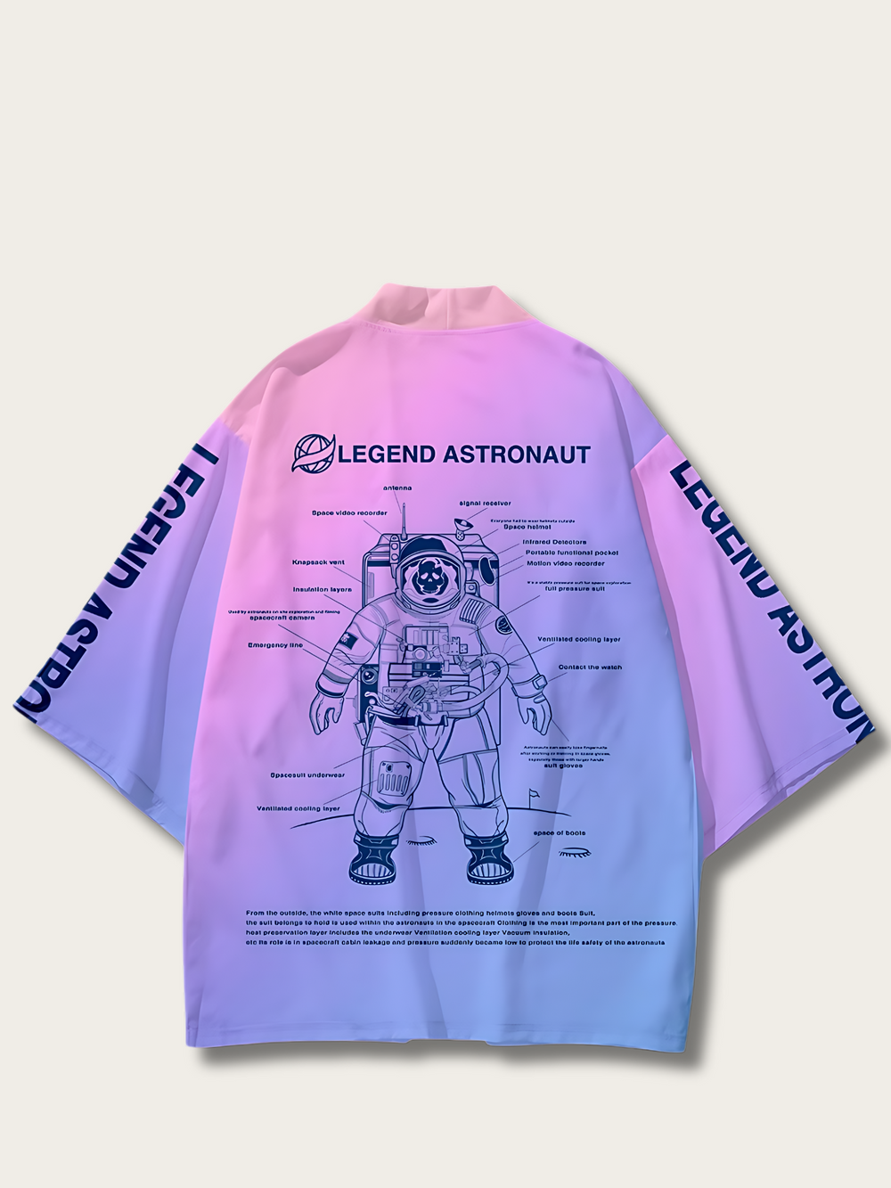 Cosmic Voyager Kimono Cardigan - M